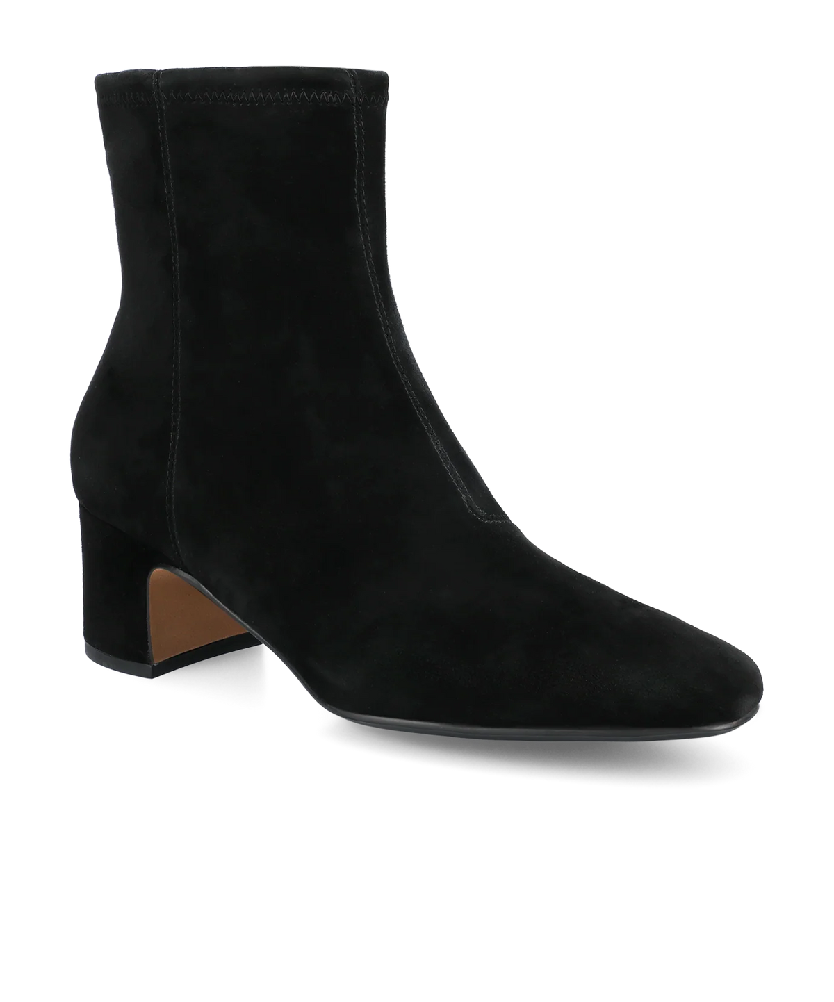 The Starling 50 Bootie - Black Stretch Suede
