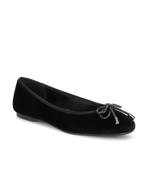The Hummingbird - Black Velvet Jeweled Bow