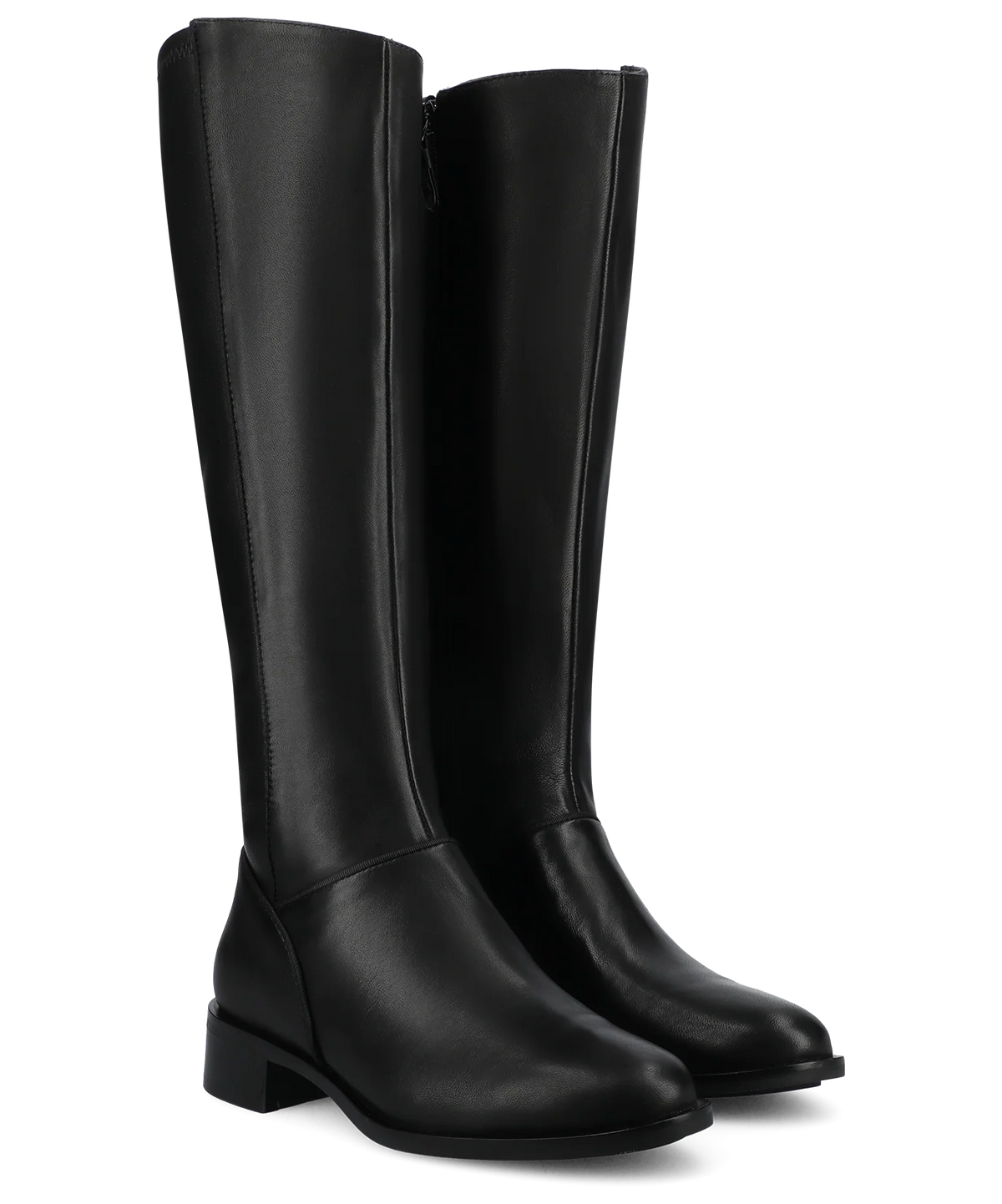 The Starling Tall Boot - Black Leather