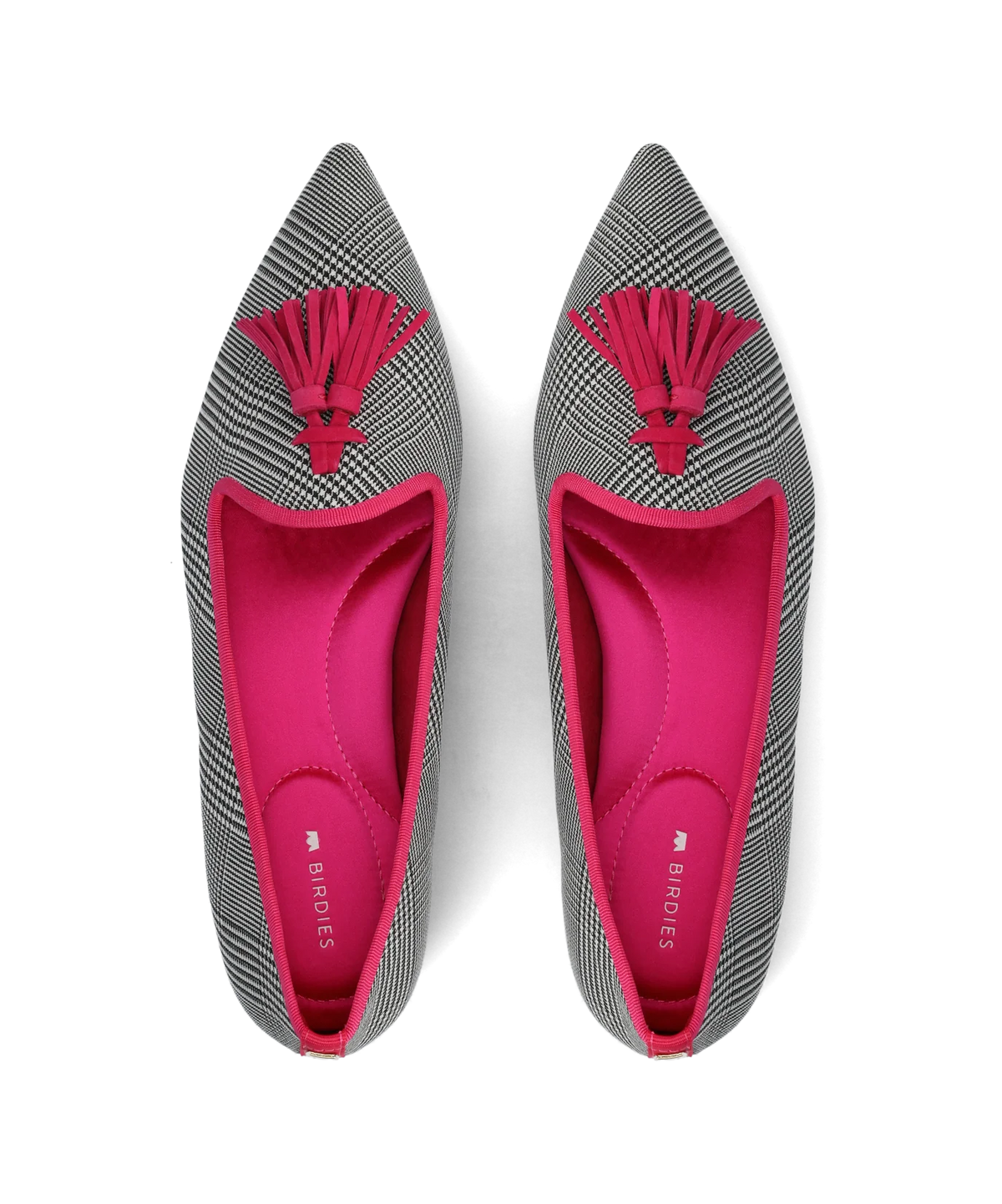 The Starfinch 15 Tassel - Two Tone Plaid