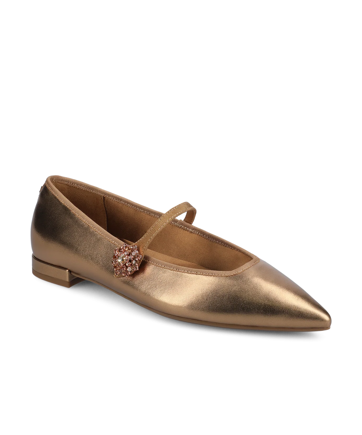 The Goldfinch 15 Mary Jane - Vintage Gold Metal Leather
